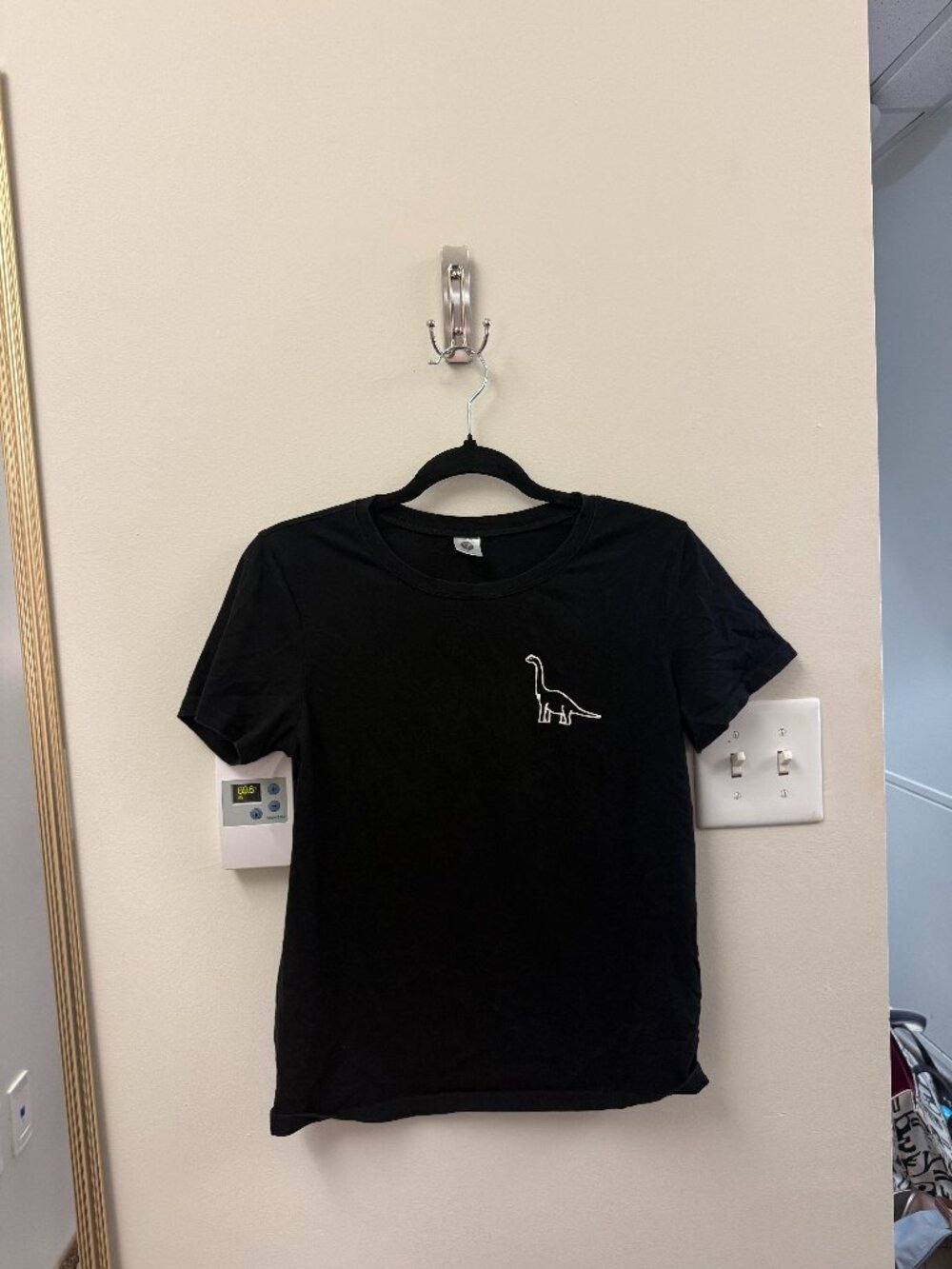 black slim fit tshirt
